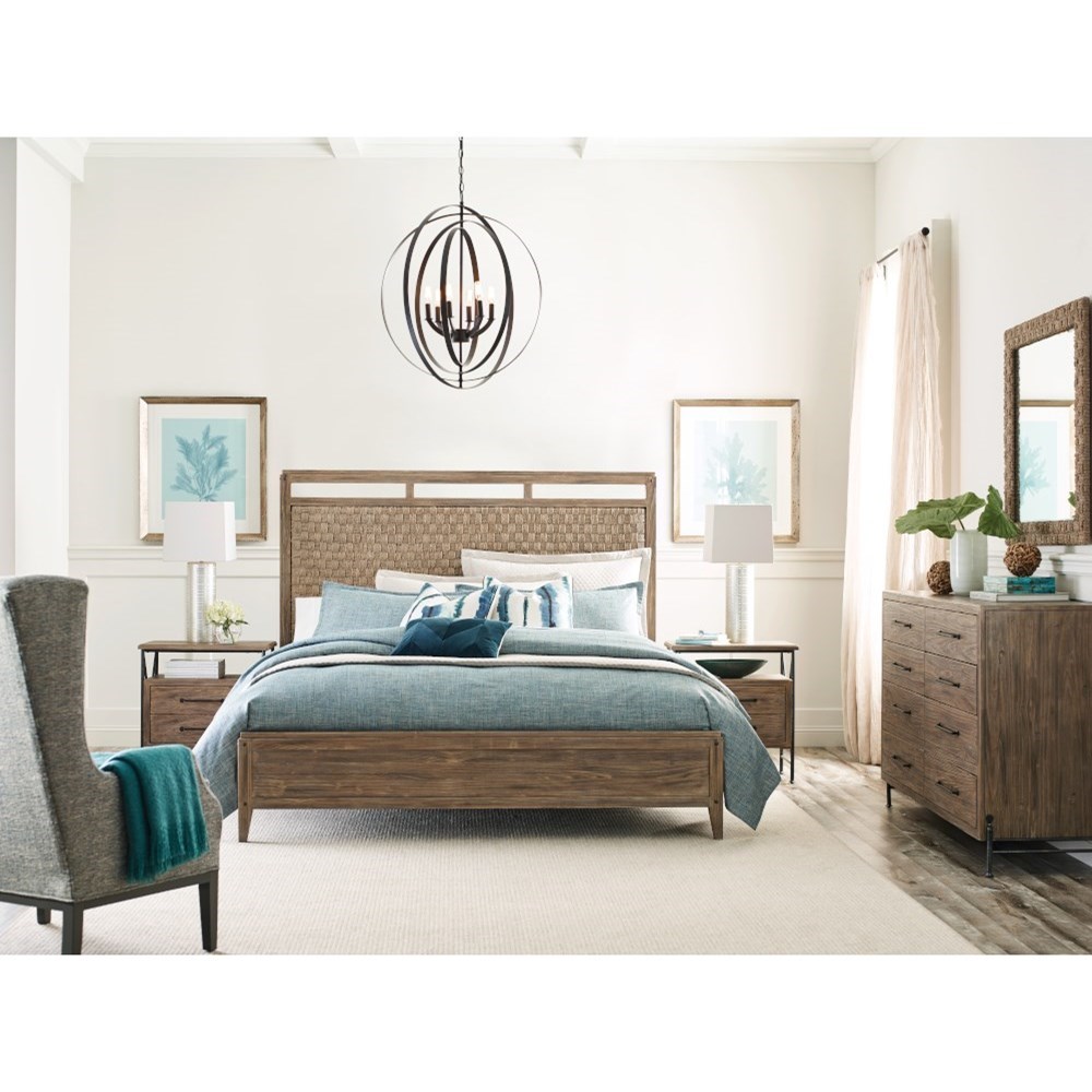 Seagrass sleigh bed deals